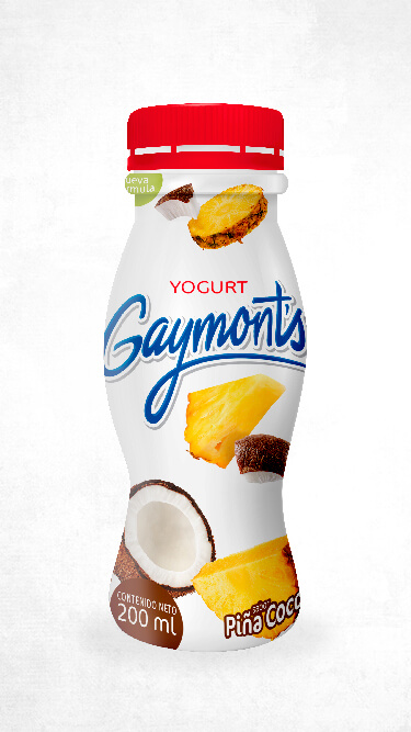 Yogurt Gaymont’s sabor coco y piña 200 ml